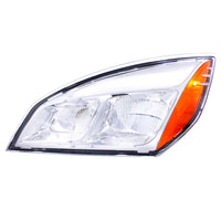 United Pacific - Chrome LED Headlight For 2018-2024 Freightliner Cascadia (Driver or Passenger Side)