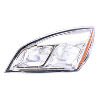 United Pacific - Chrome LED Headlight For 2018-2024 Freightliner Cascadia (Driver or Passenger Side)