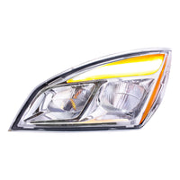 United Pacific - Chrome LED Headlight For 2018-2024 Freightliner Cascadia (Driver or Passenger Side)