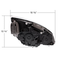 United Pacific - Chrome LED Headlight For 2018-2024 Freightliner Cascadia (Driver or Passenger Side)