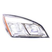 United Pacific - Chrome LED Headlight For 2018-2024 Freightliner Cascadia (Driver or Passenger Side)