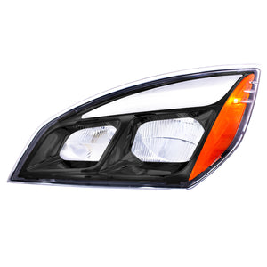 United Pacific - Black LED Headlight For 2018-2024 Freightliner Cascadia (Driver or Passenger Side)