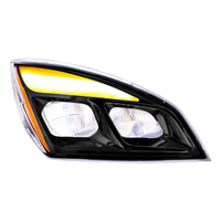 United Pacific - Black LED Headlight For 2018-2024 Freightliner Cascadia (Driver or Passenger Side)