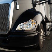 United Pacific - Chrome 10 LED Headlight for 2013-2021 Kenworth T680 (Driver or Passenger Side)