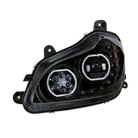 United Pacific - Black 10 LED Headlight For 2013-2021 Kenworth T680 (Driver or Passenger Side)