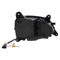 Black 10 LED Headlight For Peterbilt 587 (2010-2016) & 579 (2012-2021) (Driver or Passenger Side)