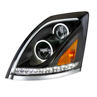United Pacific - Blackout LED Headlight for 2013-2017 Volvo VN/VNL (Driver or Passenger Side)