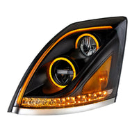 United Pacific - Blackout LED Headlight for 2013-2017 Volvo VN/VNL (Driver or Passenger Side)