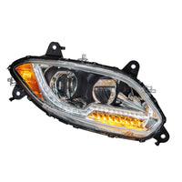 United Pacific - Chrome LED Headlight For 2018-2024 International LT (Driver or Passenger Side)