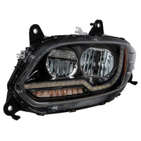United Pacific - Black LED Headlight For 2018-2024 International LT Truck (Driver or Passenger Side)