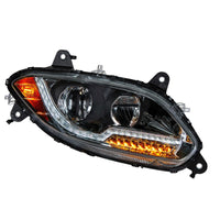 United Pacific - Black LED Headlight For 2018-2024 International LT Truck (Driver or Passenger Side)