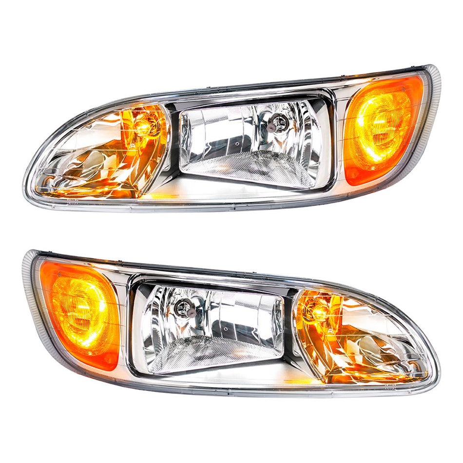 Headlight For 2008+ Peterbilt 382/384/386/387 Competition Series (Driver or Passenger Side)