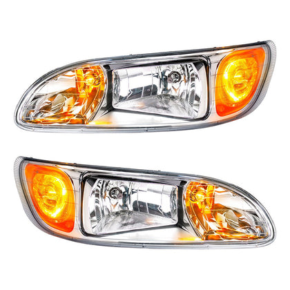 Headlight For 2008+ Peterbilt 382/384/386/387 Competition Series (Driver or Passenger Side)
