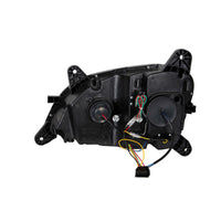 Chrome Projection Headlight With LED Sequential Turn and DRL For 2012-2021 Peterbilt 579 (Driver or Passenger Side)