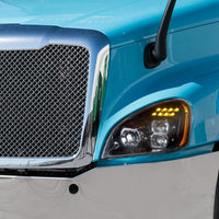 United Pacific - "Blackout" LED Headlight Set For 2008-2017 Freightliner Cascadia (Pair)