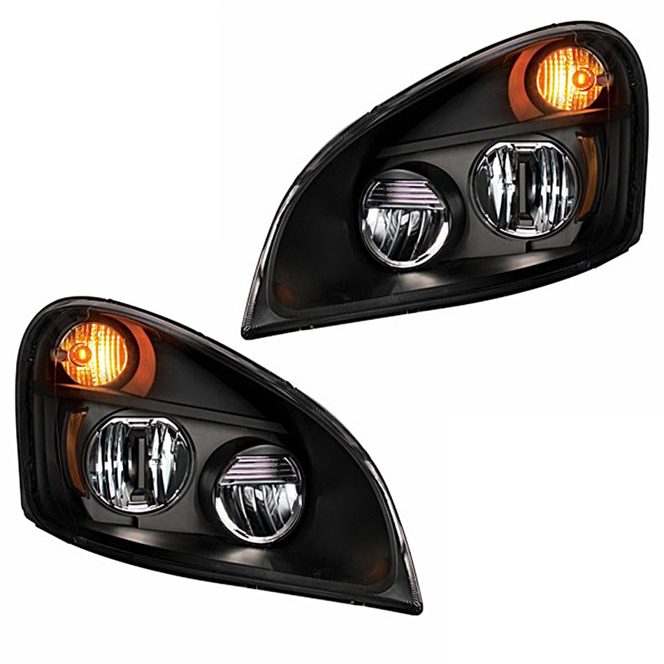 United Pacific - "Blackout" LED Headlight For 2008-2017 Freightliner Cascadia (Driver or Passenger Side)