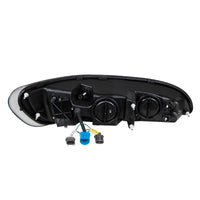 Chrome Projection Headlight w/ LED Turn & Position Light for 2005-2015 Peterbilt 386 (Driver or Passenger Side)