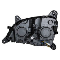 Chrome Projection Headlight With LED Position Light & Signal For 2012-2021 Peterbilt 579 (Driver or Passenger Side)