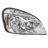 United Pacific - Chrome LED Headlight For 2008-2017 Freightliner Cascadia (Driver or Passenger Side)