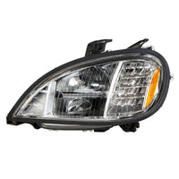 United Pacific - Chrome LED Headlight For 2001-2020 Freightliner Columbia (Driver or Passenger Side)