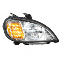 United Pacific - Chrome LED Headlight For 2001-2020 Freightliner Columbia (Driver or Passenger Side)