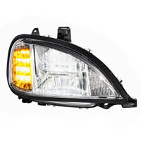 United Pacific - Chrome LED Headlight For 2001-2020 Freightliner Columbia (Driver or Passenger Side)