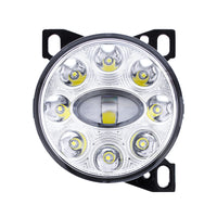 9 LED Projector Fog Light With LED Position Lights For Peterbilt 579/587 & Kenworth T660 (Chrome or Black)