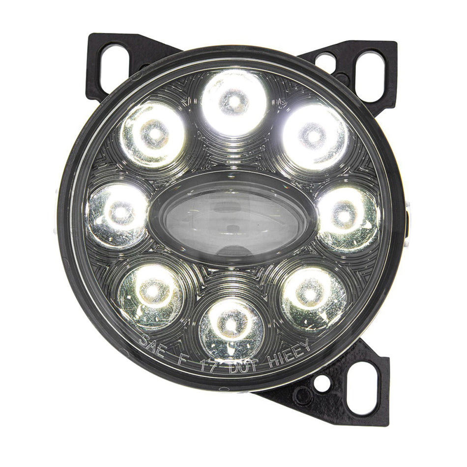 9 LED Projector Fog Light With LED Position Lights For Peterbilt 579/587 & Kenworth T660 (Chrome or Black)