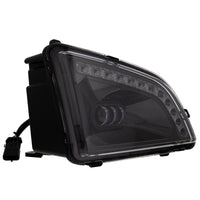 18 LED Black Projector Fog Light With Position Light For 2018-2024 Volvo VNL (Driver or Passenger Side)