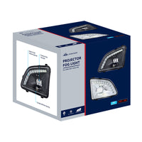 18 LED Black Projector Fog Light With Position Light For 2018-2024 Volvo VNL (Driver or Passenger Side)