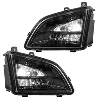 Black LED Driving & Fog Light For 2018-2024 Volvo VNL - Competition Series (Driver or Passenger Side)