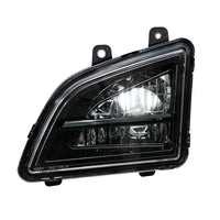 Black LED Driving & Fog Light For 2018-2024 Volvo VNL - Competition Series (Driver or Passenger Side)
