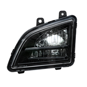 Black LED Driving & Fog Light For 2018-2024 Volvo VNL - Competition Series (Driver or Passenger Side)