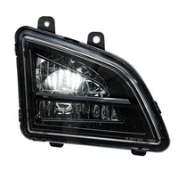 Black LED Driving & Fog Light For 2018-2024 Volvo VNL - Competition Series (Driver or Passenger Side)