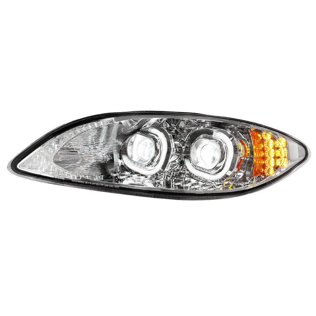 Chrome LED Headlight for 2006-2017 International Prostar (Driver or Passenger Side)