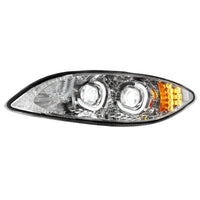Chrome LED Headlight for 2006-2017 International Prostar (Driver or Passenger Side)