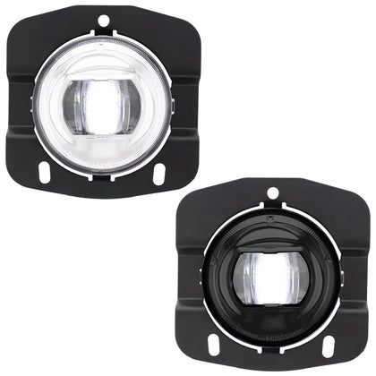 LED Fog Light For 2013-2022 Kenworth 1st Gen T680 - Competition Series (Chrome or Black)