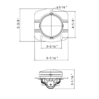 LED Fog Light For 2013-2022 Kenworth 1st Gen T680 - Competition Series (Chrome or Black)