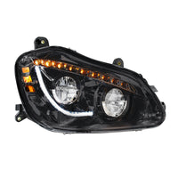High Power 45 LED Chrome Headlight With Sequential Turn Signal For 2013-2021 Kenworth T680