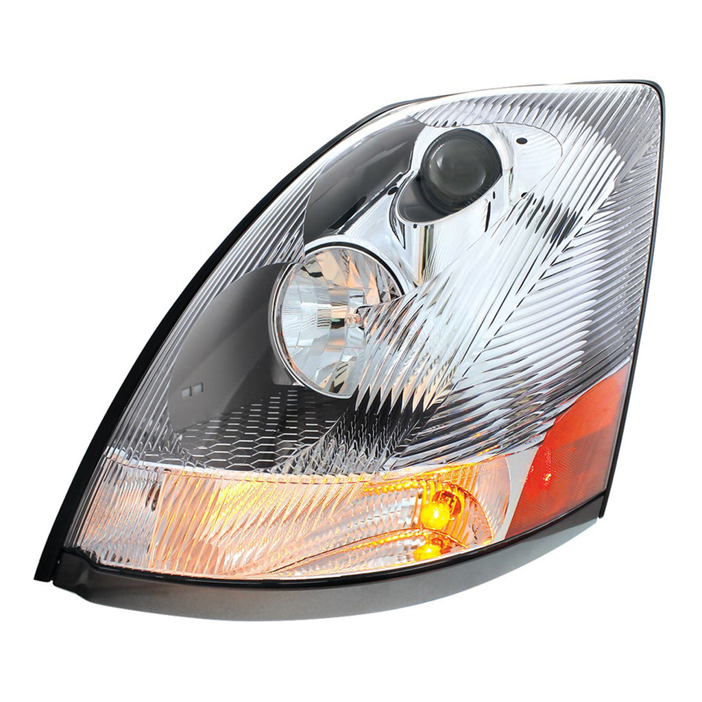 Chrome Headlight For 2003-2017 Volvo VN - Competition Series (Driver or Passenger Side)