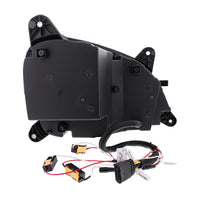 Black LED Headlight w/ Sequential LED Turn Signal For Peterbilt 579 (2012-21) & 587 (2010-16) - (Driver or Passenger Side)