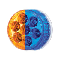 7 LED 2" Round Double Fury Clearance/Marker Light (Various Color Options)