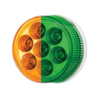 7 LED 2" Round Double Fury Clearance/Marker Light (Various Color Options)