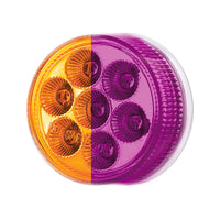 7 LED 2" Round Double Fury Clearance/Marker Light (Various Color Options)
