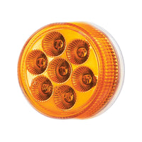 7 LED 2" Round Double Fury Clearance/Marker Light (Various Color Options)