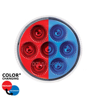 7 LED 2" Round Double Fury Clearance/Marker Light (Various Color Options)