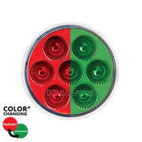 7 LED 2" Round Double Fury Clearance/Marker Light (Various Color Options)