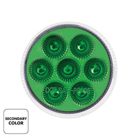7 LED 2" Round Double Fury Clearance/Marker Light (Various Color Options)
