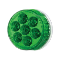 7 LED 2" Round Double Fury Clearance/Marker Light (Various Color Options)