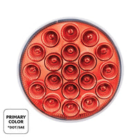 United Pacific - 19 LED 4" Round Double Fury Stop & Turn Light (Various Color Options)
